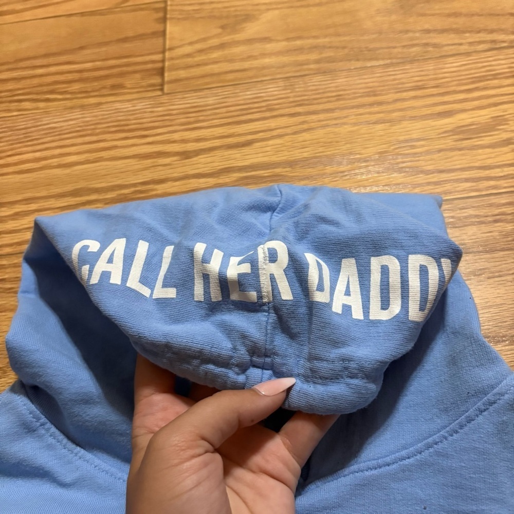 Call Her Daddy Hoodie Medium Alex Cooper Unwell Cropped - Picture 5 of 6